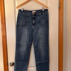 Kut from the Kloth Dark Blue Straight Leg Jeans